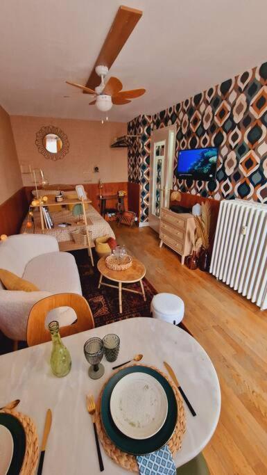 Studio 2 Pers Aux Inspirations 60S 索恩河畔沙隆 外观 照片